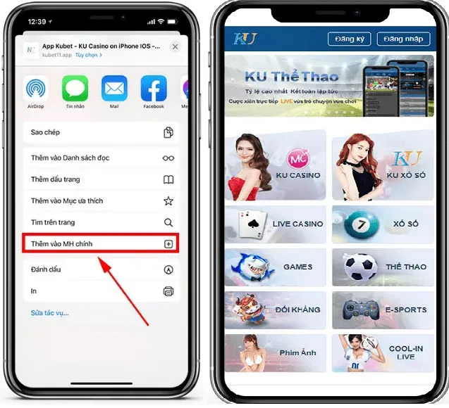Tải app Kubet cho điện thoại iOS