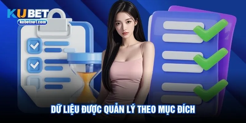 Dữ liệu được quản lý theo mục đích Dữ liệu được quản lý theo mục đích